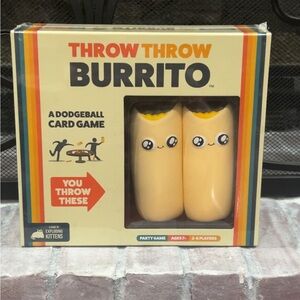 New in package Throw Throw Burrito Dodgeball Card Game by - Yellow